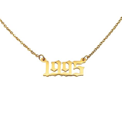 1995 Gold Necklace .